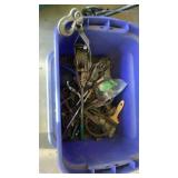 Tub full come-a-long, side cutters, etc