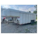 2004 Ponderosa Trailer, all steel, gooseneck, 8