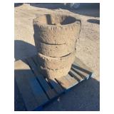 Solid 8 Hole Wheels For Bobcat