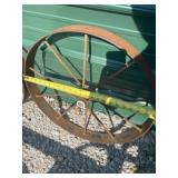 Iron spoke wheel, 23",LOCATION: Williamsville, IL