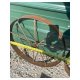 Iron spoke wheel, 23",LOCATION: Williamsville, IL