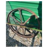 Iron Spoke Wheel, 25"LOCATION: Williamsville, IL