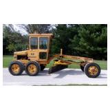 Fiat Allis 65 road grader used by small Township.