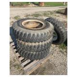 Set of 4 Truck Tire & Rims (like new)10.00-20, 12