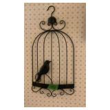 Bird cage wall hanging