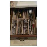 Silver ware and kitchen items