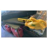 Leaf blower battery powered and2 ft level