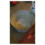 Galvanized tub