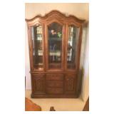 China cabinet. 48 inches wide, 81 1/2 tall depth