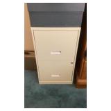 File cabinet, 2 drawer, no key