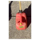 One gallon gas can