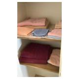 Contents of closet, towels