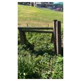 Saw Horses and Fish Pond