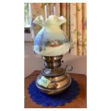 Unique lamp, globe dated 1981