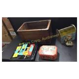 Sewing Top Box, Metal Tins, Barbie Doll Case