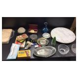 Lazy Susan, American Fostoria Bowls, Silver