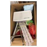 Assorted Decor, Clear Glass, 3 Tall Canister,