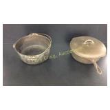 Wagner 8 Skillet With lid, Cast Iron Pot