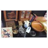 Wood Box, Books, Wood Bowl, Jewelry Box,