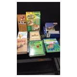 Assorted Children Books and paint