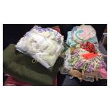 Assorted Dollies, Fabric Etc