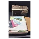 Old Radio, Fabric Patches, Assorted Bedding