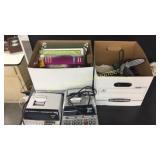 2 Boxes Of Office Supplies