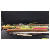 Yard Sticks, Arrows, Curved Bows, Wall Hanging