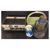 Lantern, Basket, Tin With Ball Cards, Cartridge