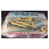 Caterpillar D8H Bulldozer and Lowboy Trailer