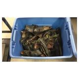 Old Victor Parts, Wood Box, Duck Decoy, Tub Of
