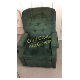Green Lift Chair BRING HELP TO LOAD