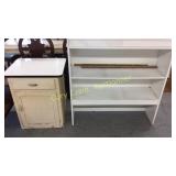 Book Case, Metal Wash Stand