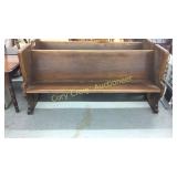 80" Church Pew BRING HELP TO LOAD