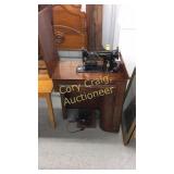 Singer Sewing Machine With cabinet
