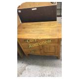 Oak Wash Stand 33" W x 18" D x 27" T