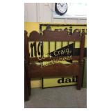 Twin Size Head Board and Rails