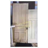 Antique Door With Barn Wheel 3