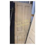 Antique Door 30 3/8" W x 80" T