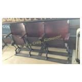 3 Antique Theater Chairs BRING HELP TO LOAD