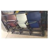 3 Antique Theater Chairs BRING HELP TO LOAD