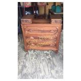 Walnut Victorian Dresser w/ Carved Pulls and
