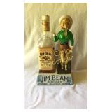 Jim Beam Bottle With Display