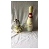 Hound and Bowling Pen Decanter
