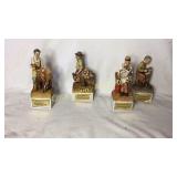 4 Miniature Decanters