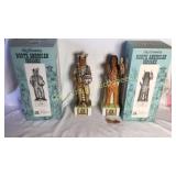 North American Indians Decanters ONE IS BROKE