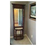 Hall Tree w/ Mirror & Umbrella Holder 81.5 x 26"