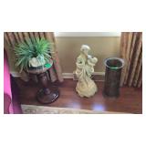 Umbrella Holder, Statue, Palm Stand