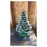 Ceramic Christmas Tree Missing Star 18" T