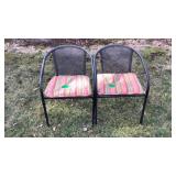 (2) Metal Patio Chairs